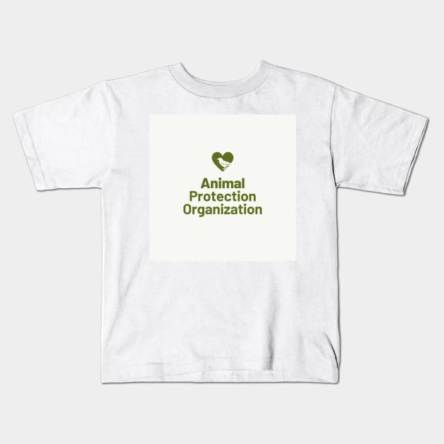 Animal Protection Organization Kids T-Shirt by busines_night